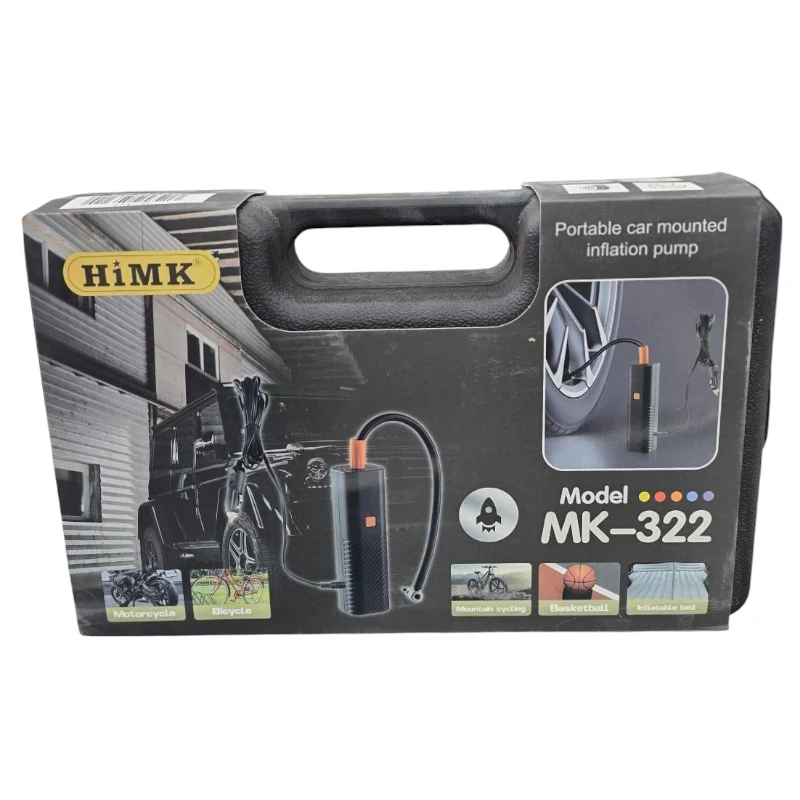 HIMK Model MK-322 portable car mounted inflation pump.