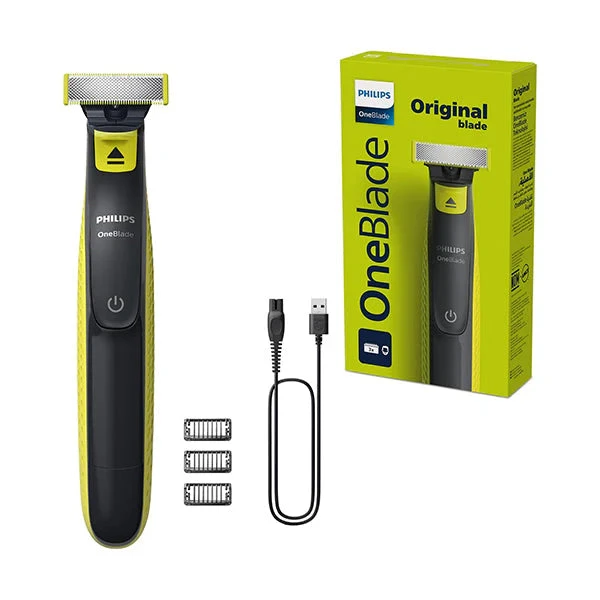 Philips OneBlade Face & Body QP2824 | Dual-Sided Blade | Unique OneBlade Technology | 45min Cordless | Waterproof | Electric Beard Trimmer & Shaver