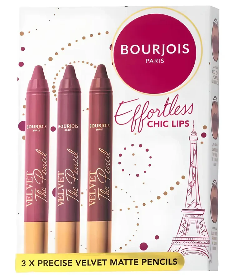 Bourjois Effortless Chic Lips Velvet Matte Pencils Set