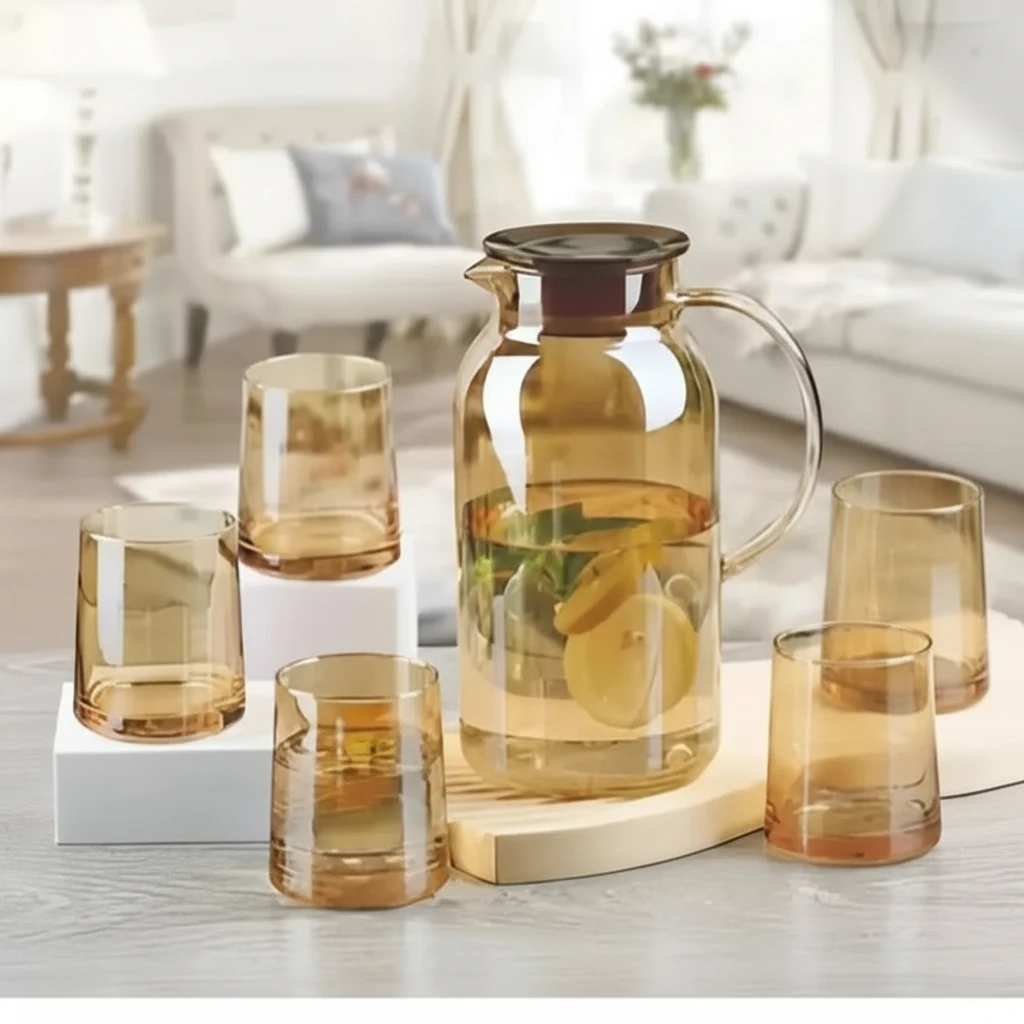 Glass Pitcher Set