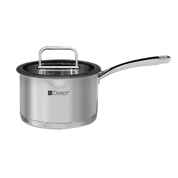 Stainless steel sauce pan 18cm for cooking and simmering, dorsch