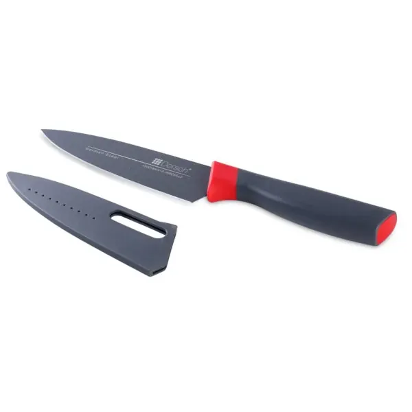 6" Chef Knife with Raised Blade, German Steel, Non-Stick