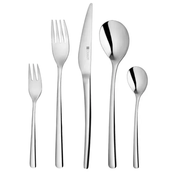 Venice 72-Piece Stainless Steel Tableware Set for 12 People, dorsch