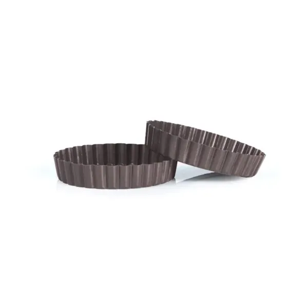 Mini tart pan for individual desserts and quiches, nonstick