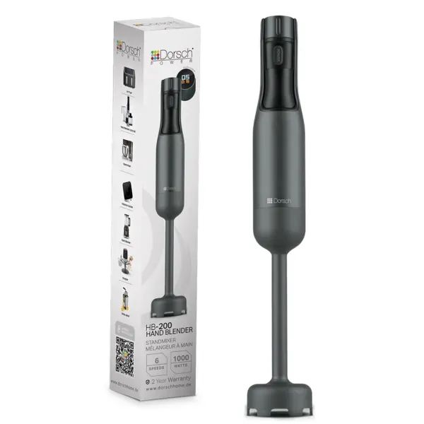 Digital Hand Blender 1000W, powerful and versatile hand mixer, dorsch