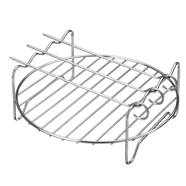 Grill rack for barbecue and oven, non-stick, easy to clean