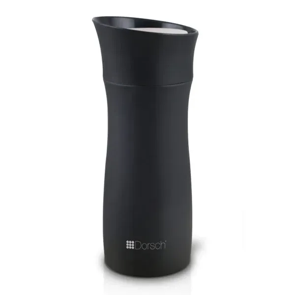 Black 300ml Vacuum Mug, Leak-Proof Travel Coffee Cup
