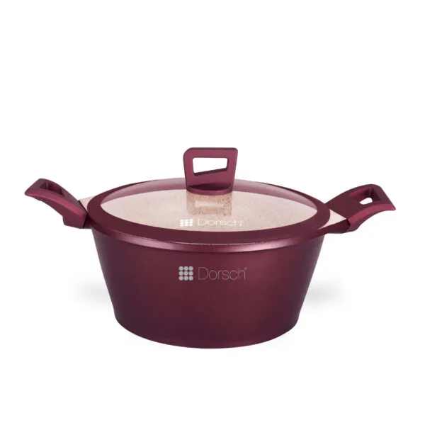 Nonstick casserole pot 28cm with lid, premium quality cookware