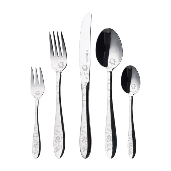 72 Piece Petal Tableware Set, Complete Dinnerware Collection