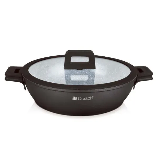 32cm Low Casserole Dish, Nonstick Cookware for Stovetop and Oven, dorsch