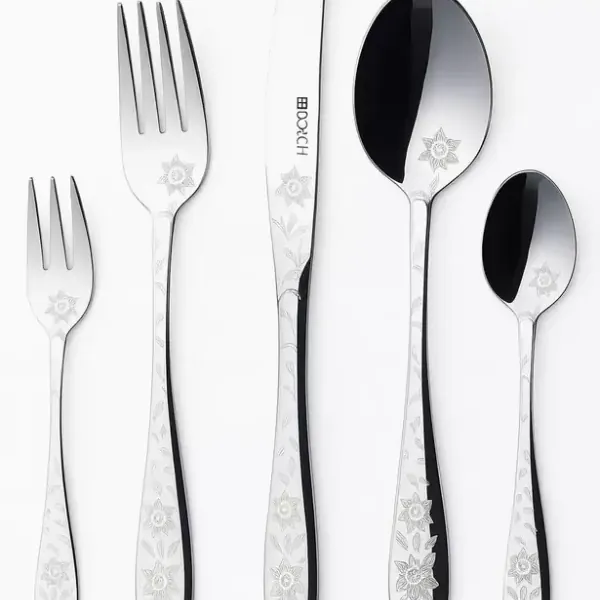 72 Piece Rose Tableware Set, Elegant Dinnerware Collection