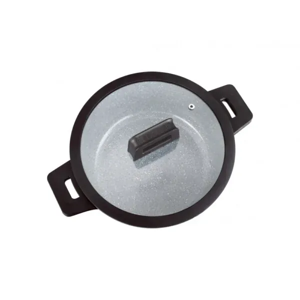 Non-Stick Ceramic Casserole Pot 26cm with Glass Lid, 5.2L