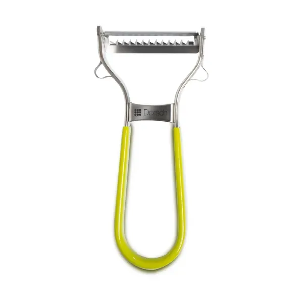 Julienne peeler for vegetables and fruits, stainless steel blades
