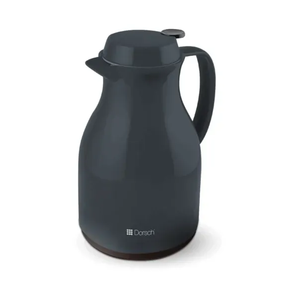 Vacuum Jug 1L Grey, thermal carafe for hot and cold drinks, dorsch