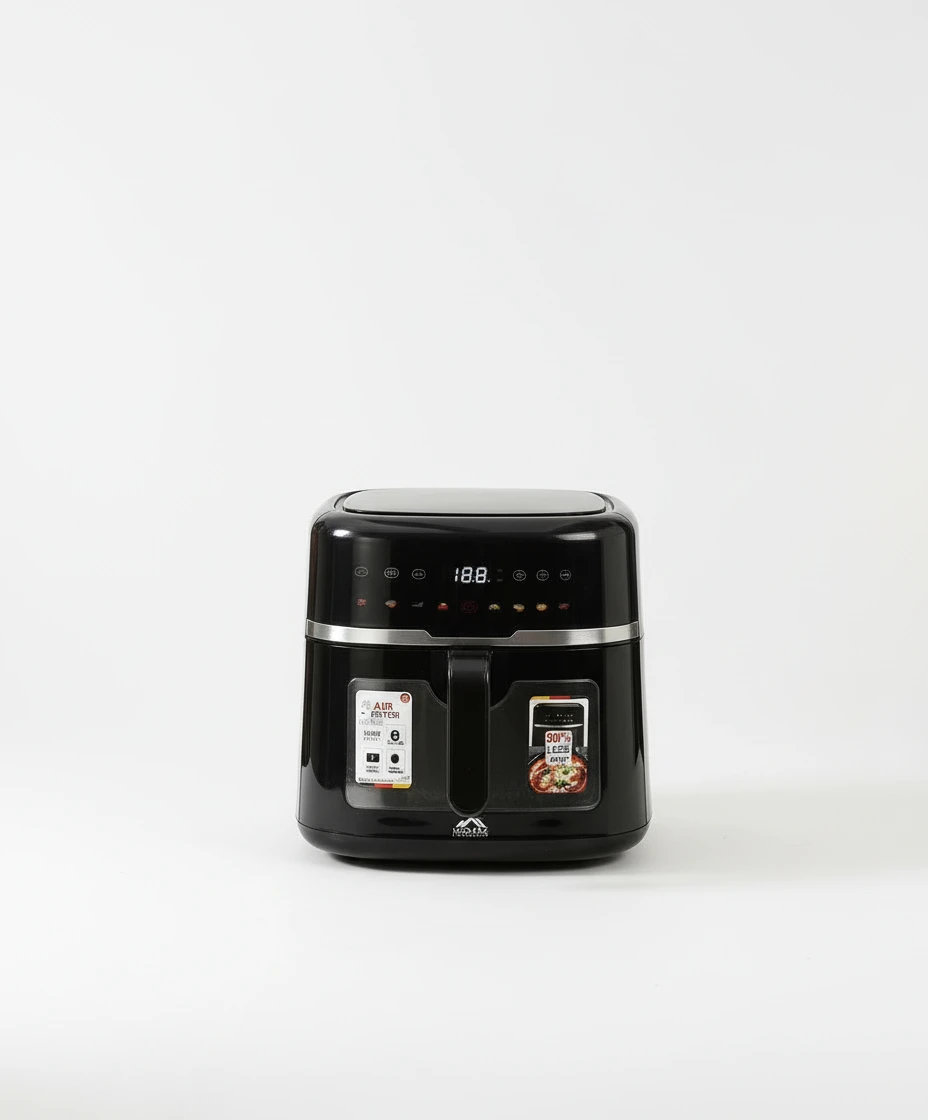 Air Fryer 8L Capacity, 1800W, Digital Display, Non-Stick Basket Momaz Berlin Series