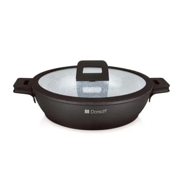 28cm Low Casserole Dish, Nonstick Cookware for Stovetop and Oven, dorsch