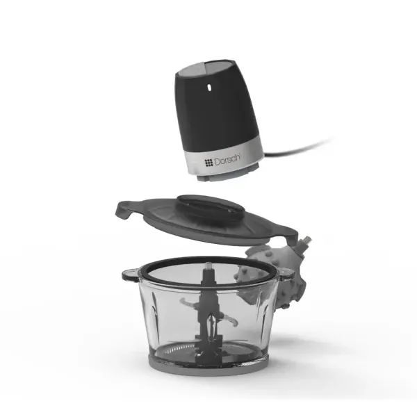 300W Electric Food Chopper, Compact Kitchen Processor, dorsch