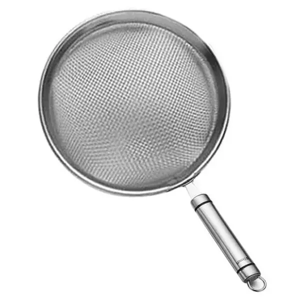 Stainless Steel Strainer 18 cm for Kitchen Sifting, dorsch