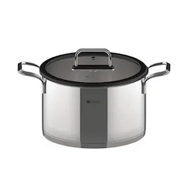 Stainless Steel Cooking Pot 20cm 3.9L, durable and easy to clean, dorsch