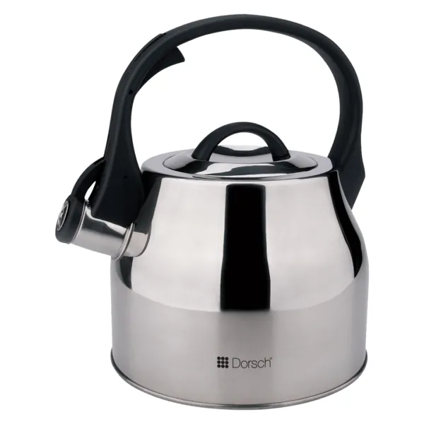 Mirror finish 2.5 liter stainless steel kettle
