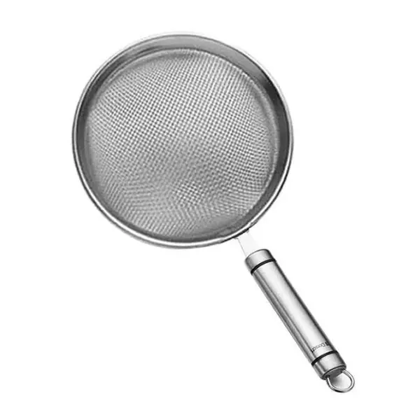 Stainless Steel Strainer 16 cm for Kitchen, Fine Mesh, dorsch