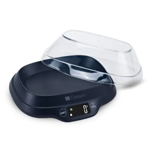 Digital kitchen scale with removable bowl for precise cooking