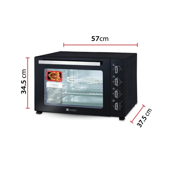 Electric Oven 48L, Large Capacity Countertop Oven, dorsch