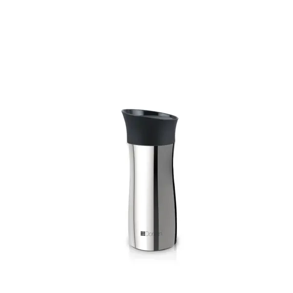 Vacuum Mug 300ml chrome finish, leak-proof travel cup