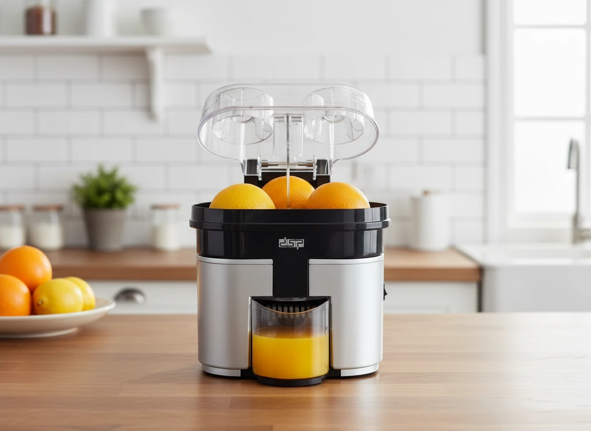 Double Head DSP 90W Electric Orange/ Lemon/ Citrus Juicer for Quicker Juicing