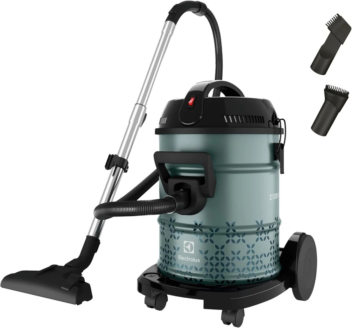 Drum Vacuum Cleaner 2100W with Large Capacity and Accessories, Electrolux