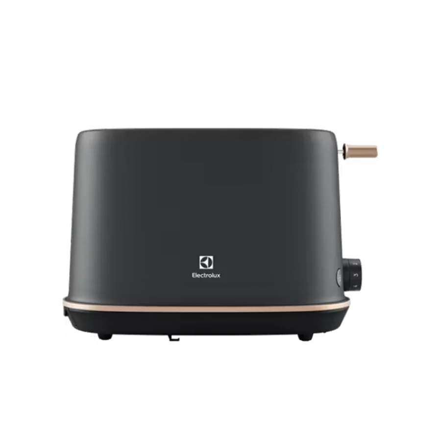 2 Slice Stainless Steel Toaster with 7 Browning Settings, Black Pearl, electrolux