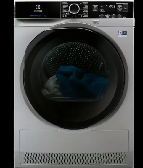 60 cm Heat Pump Dryer, 9kg, Sensor & Gentle Care, Silver - Electrolux