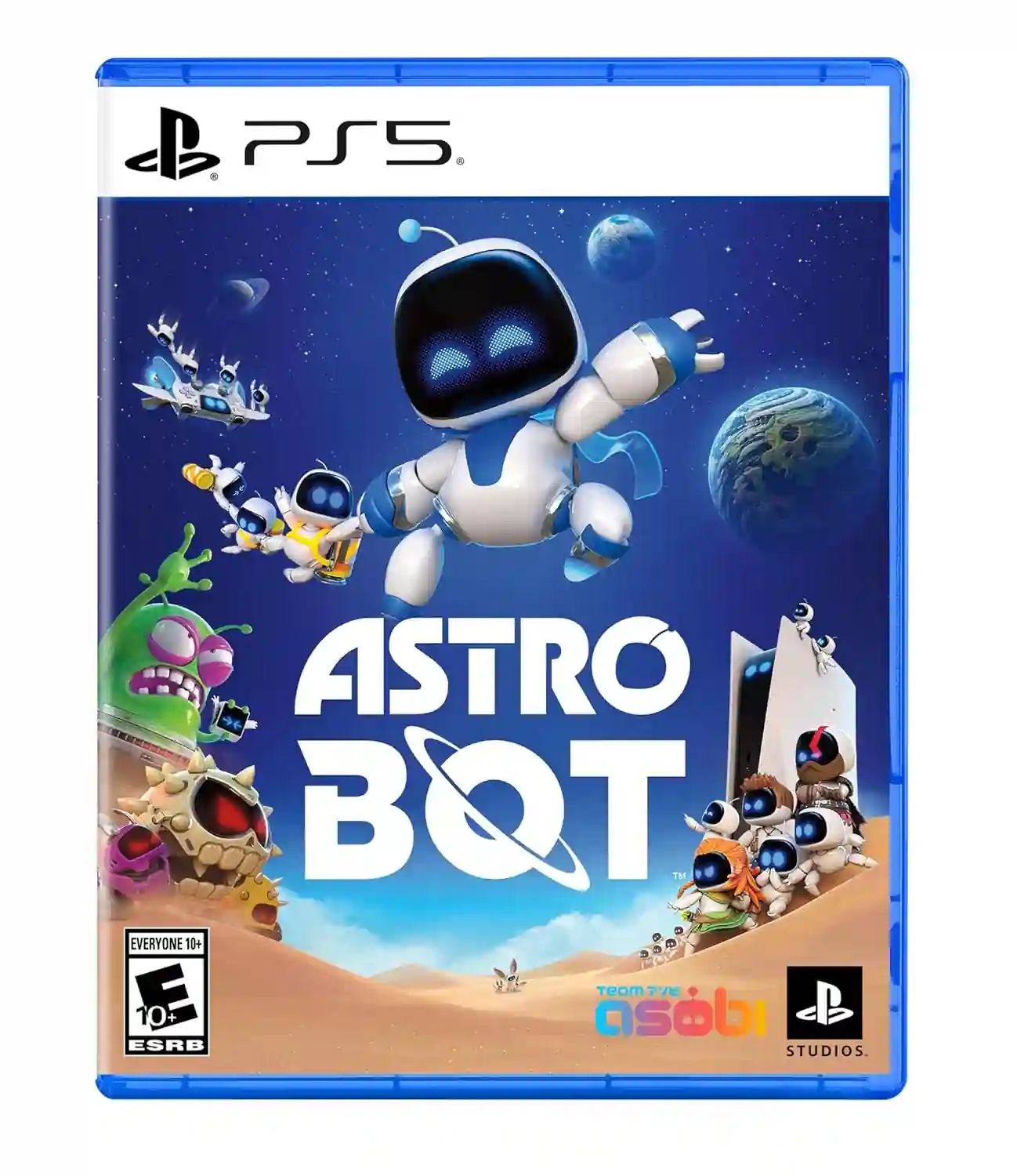 AstroBot PS5 game, galactic adventure with 50+ planets