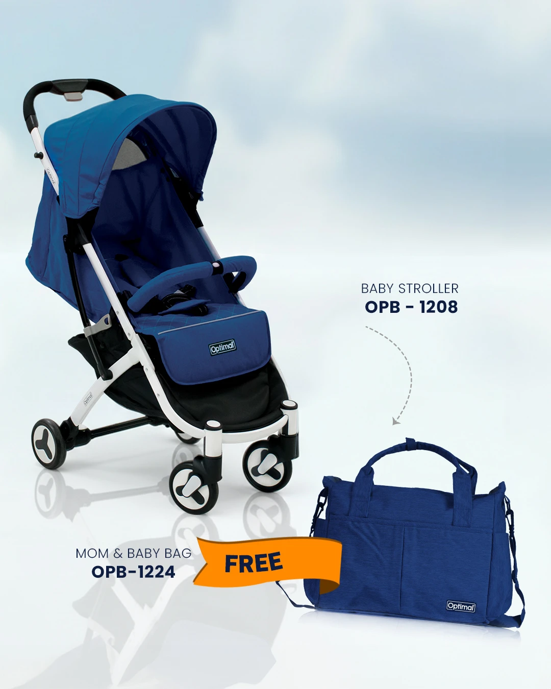 Outdoor bundle: Optimal Stroller with Free Bag