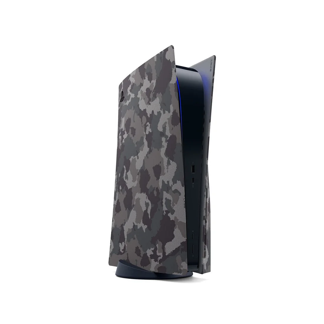 PS5 Console Cover Grey Camouflage for Standard Edition, playstation
