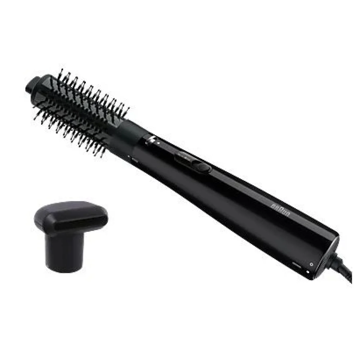 Black Airstyler AS220E Airbrush with IonTec and Round Brush, braun