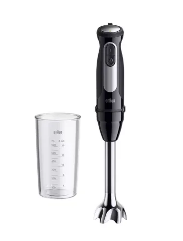 MultiQuick 5 Black Hand Blender, 1.5L, 1000W, 21 Speeds, Braun