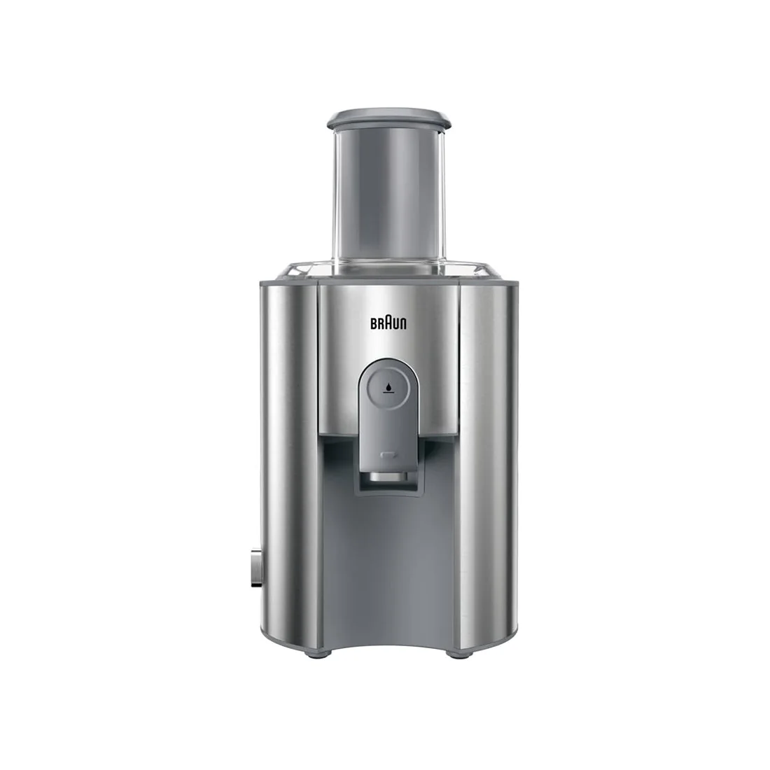 Spin juicer with stainless steel accents, 1000W power, 2L pulp container - Braun