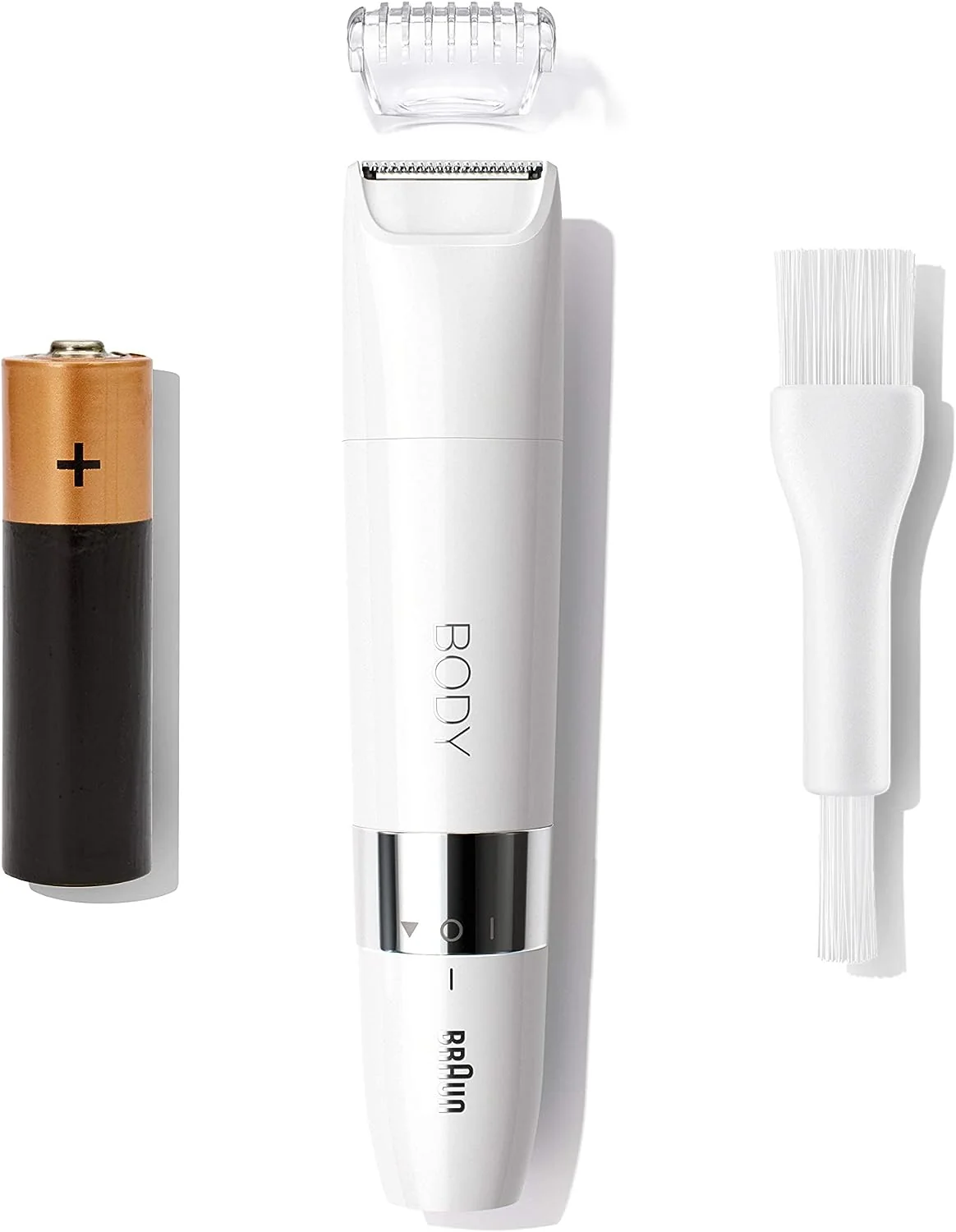 Body Mini Trimmer BS1000, Portable Electric Hair Removal for Women and Men, braun