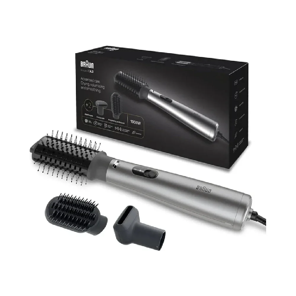 Grey Airstyler AS226E Airbrush with 2 Attachments, 800W by Braun