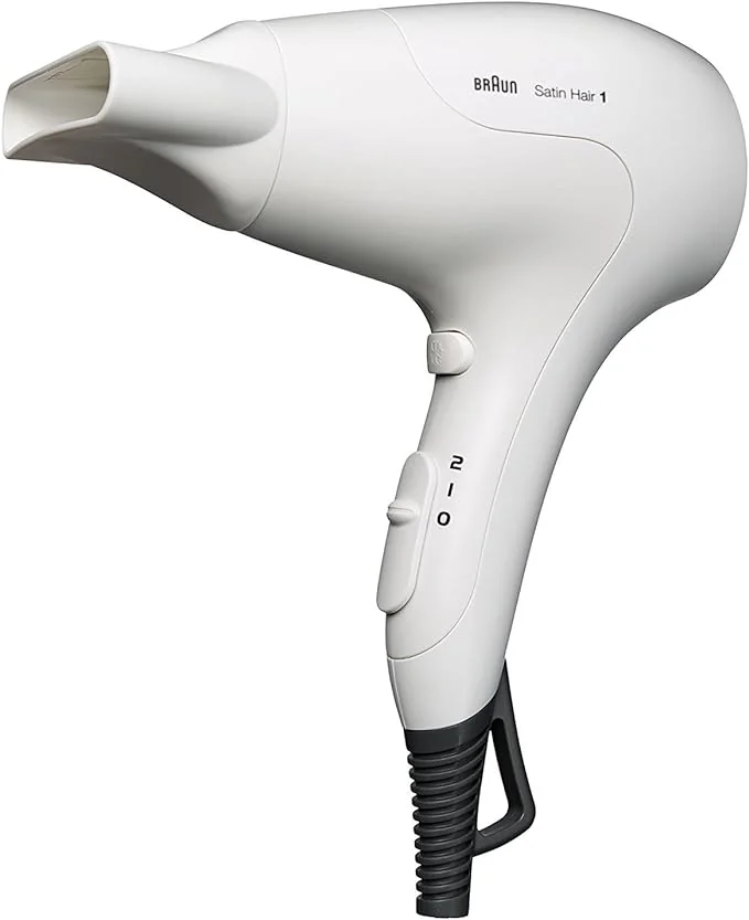 Satin Hair 1 Hair Dryer 1800W, Lightweight, 2 Settings, Cold Shot by Braun