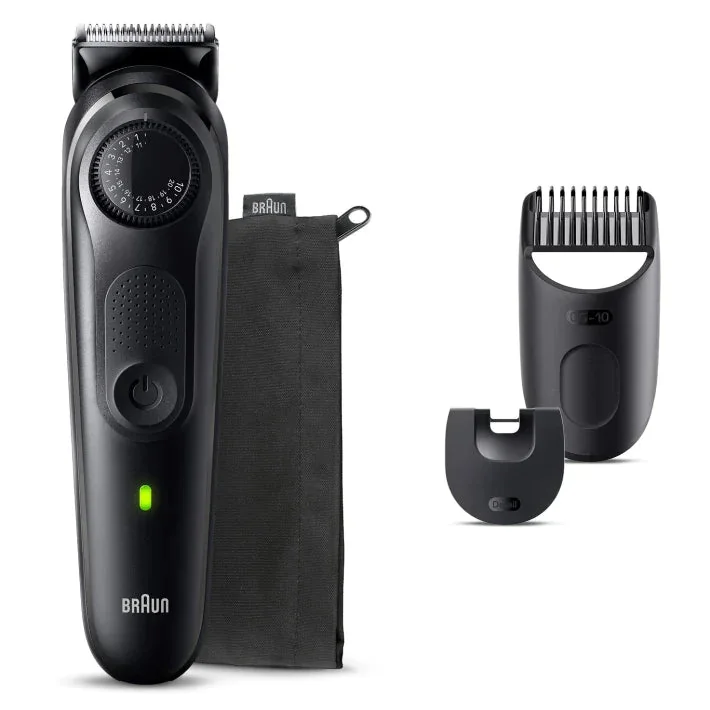 Beard Trimmer BT5420, waterproof, cordless, with precision combs - Braun