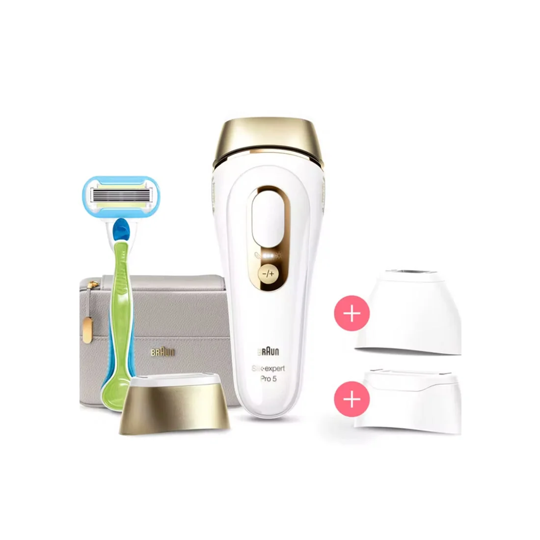 IPL Silk-Expert Pro 5 Hair Removal Device with Precision and Wide Heads, braun