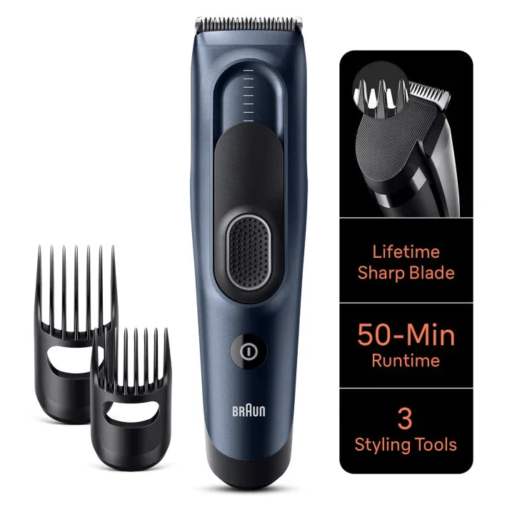Hair Clipper for Men with 17 Length Settings, Memory Lock, Washable Blades