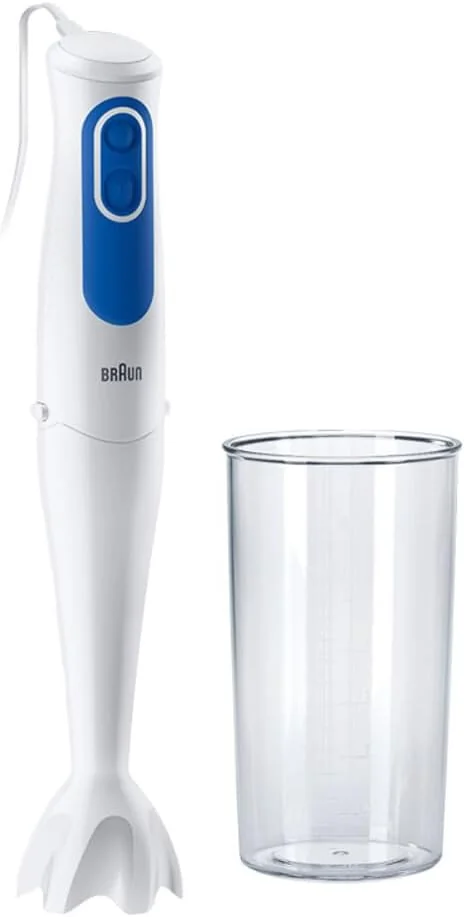 MultiQuick 3 White Hand Blender with Turbo Button, 700W by Braun