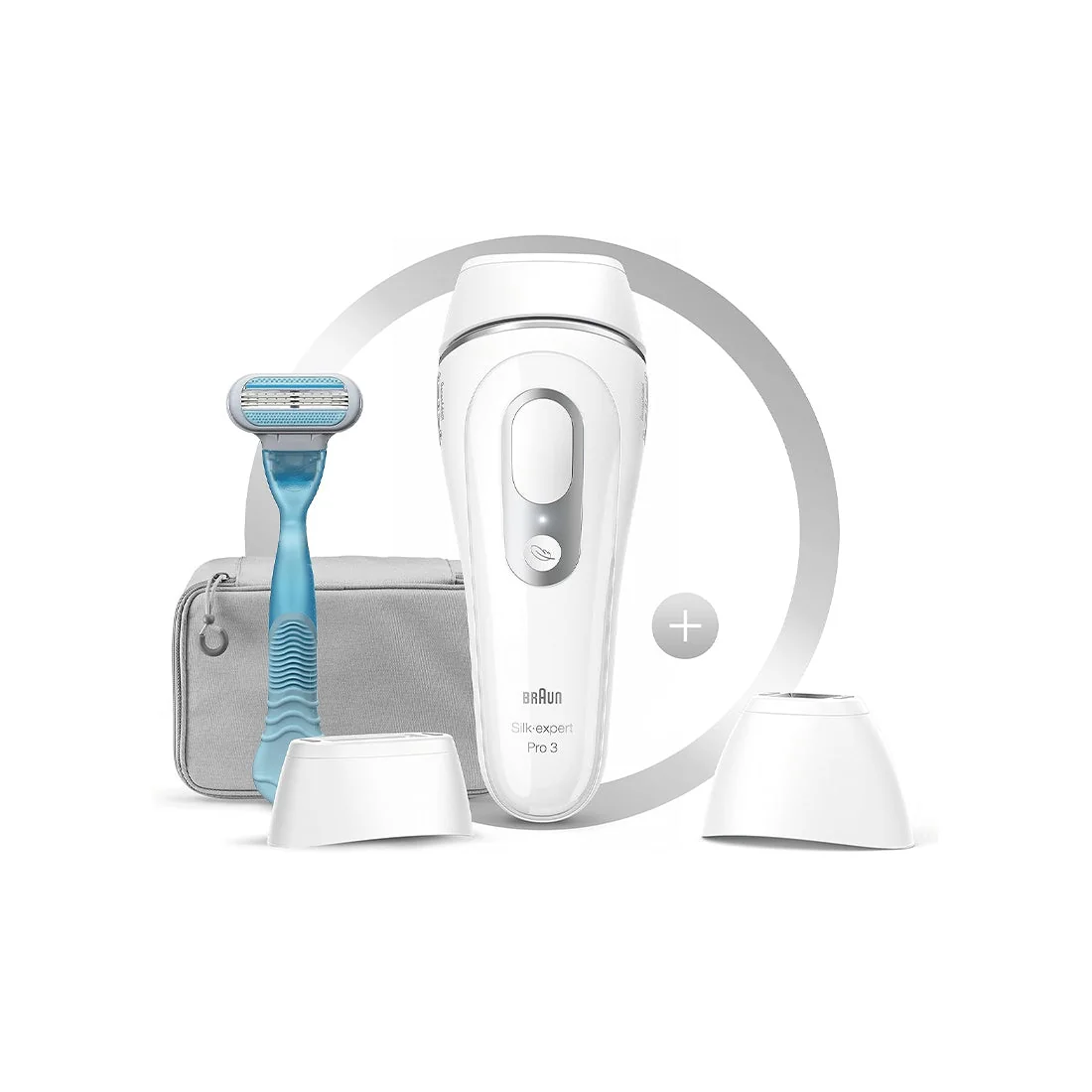Silk-Expert Pro 3 IPL Hair Removal Device with Precision Head and Extras, braun