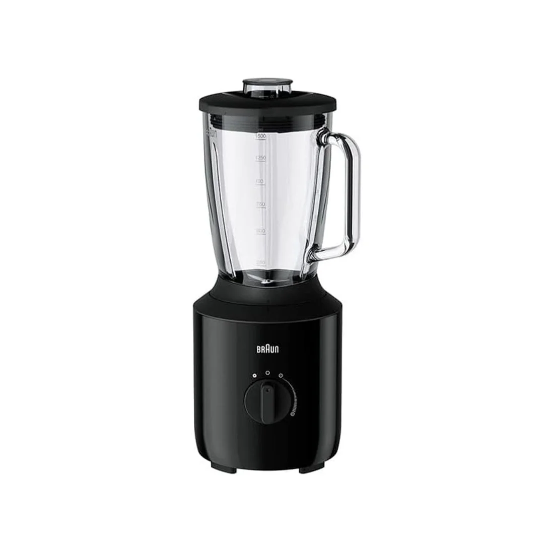 Black Jug Blender 2.0L, 800W Thermoresistant Glass, Stainless Steel Blade - Braun
