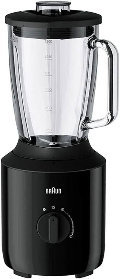 Black Jug Blender 2.0L, 800W, Stainless Steel Blade, Braun