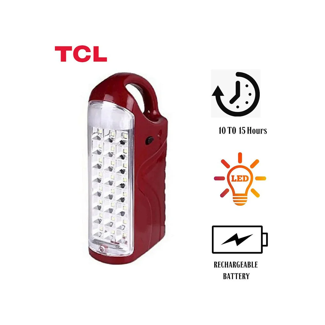 Rechargeable LED Light with 6V 4.5Ah Battery, 10-15hr Runtime