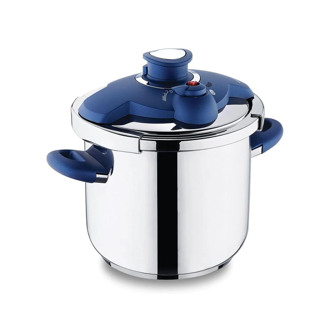Bella Azura 7L Pressure Cooker, Stainless Steel, 3-Stage Cooking, korkmaz